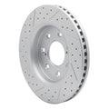 DFC 10-14 Ford F-150 4WD Front Right Drilled & Slotted Geoperformance Rotor