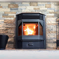 BAY FRONT PELLET STOVE 52000 BTU 1800 SQ FT HEATING AREA
