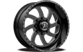 AW76 22X10 8X170 G-BLK MACH -25MM