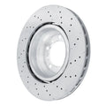 R1 Concepts Hi-Carbon Alloy GEOMET Coated Rotor - Drilled Fits Porsche 911