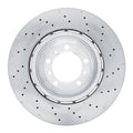 R1 Concepts Hi-Carbon Alloy GEOMET Coated Rotor - Drilled Fits Porsche 911