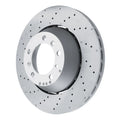 R1 Concepts Hi-Carbon Alloy GEOMET Coated Rotor - Drilled Fits Porsche 911