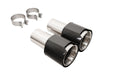 Corsa 24+ Ford MustangGT Xtreme Cat-Back Ex.Sys 3.0in Dual Rear Exit w/4.5in Blk PVD StraightCut Tip