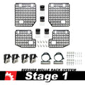 BuiltRight Industries 17-21 Ford Super Duty Bedside Rack Sys - Stage 1 Kit