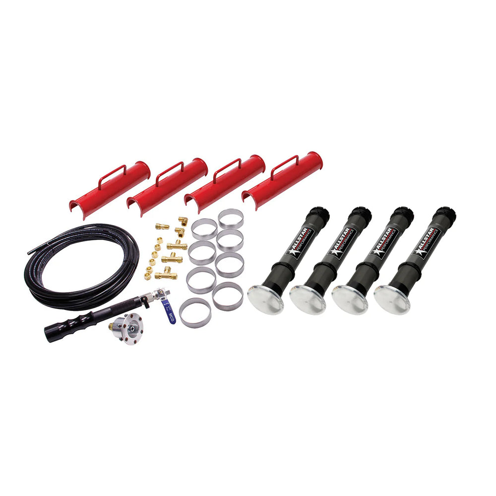 Air Jacks Complete Kit 4pcs 15.25in w/Dirt Foot