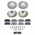 Power Stop 01-03 Toyota Highlander Front and Rear Semi-Coated Rotor Kit