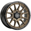 ICON Alloys Cajon 20x9 / 6x5.5 / 0mm / 5in BS Satin Bronze Wheel w/ GB Lip