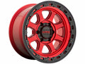 CHASE 17X9 5X5.0 12MM CANDY RED W/ BLACK LIP