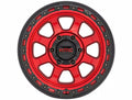 CHASE 17X9 5X5.0 12MM CANDY RED W/ BLACK LIP
