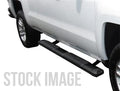 0718 SILVERADO/SIERRA 1500 EXT & DBL CAB 5IN STEP BOARDS ALUMINUM BLACK(ROCKER