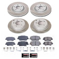Power Stop 12-17 Hyundai Azera Front and Rear Semi-Coated Rotor Kit