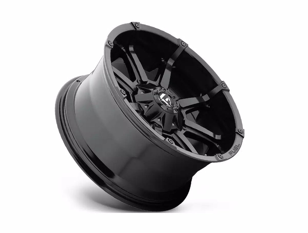 Fuel Wheels black auto part