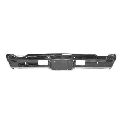 BUMPER; FRONT; CHROME; WITHOUT IMPA