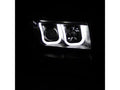 ANZO 2009-2014 Ford F-150 Projector Headlights w/ U-Bar Black