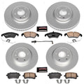 Power Stop 12-16 Audi A4 Front & Rear Z23 Evolution Sport Coated Brake Kit