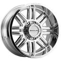Aluminum Wheels 20x9 Split 948C Chrome 0 Offset 5 on 127 Bolt Pattern 78.1 Bore Raceline