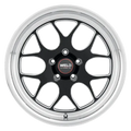 Weld Solana Drag 17x10 / 5x112 BP / ET40 / 78.1mm Bore - Gloss Black MIL DIA Wheel