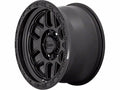 ~(37 lbs. 23X23X12)~ KM544 20x9 8x170.00 SATIN BLACK W/ GLOSS BLACK LIP (18 mm)