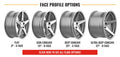 18X12 ROCKET FLARE, 5X4.75 PCD, 5.5