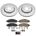 Power Stop 22-24 Jeep Grand Cherokee Front Z17 Coated Brake Kit
