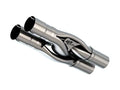 Borla Universal Hydroformed Switchfire X-Pipe 3in ID 3in OD Outlets W/ Notches