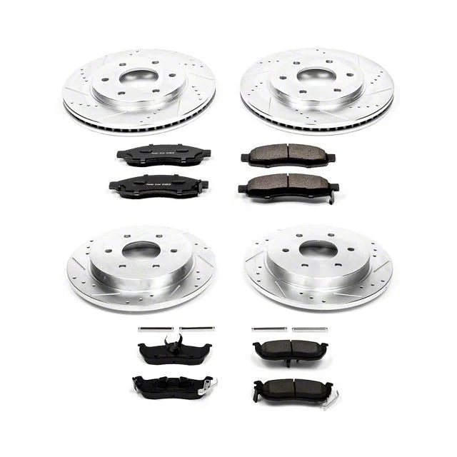 Power Stop 04-05 Infiniti QX56 Front & Rear Z23 Evolution Sport Brake Kit