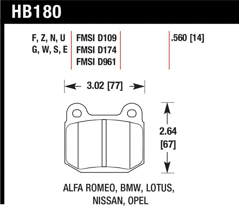 Hawk Performance auto part