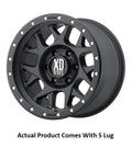 XD127 16X7 5X110 S-BLK 26MM