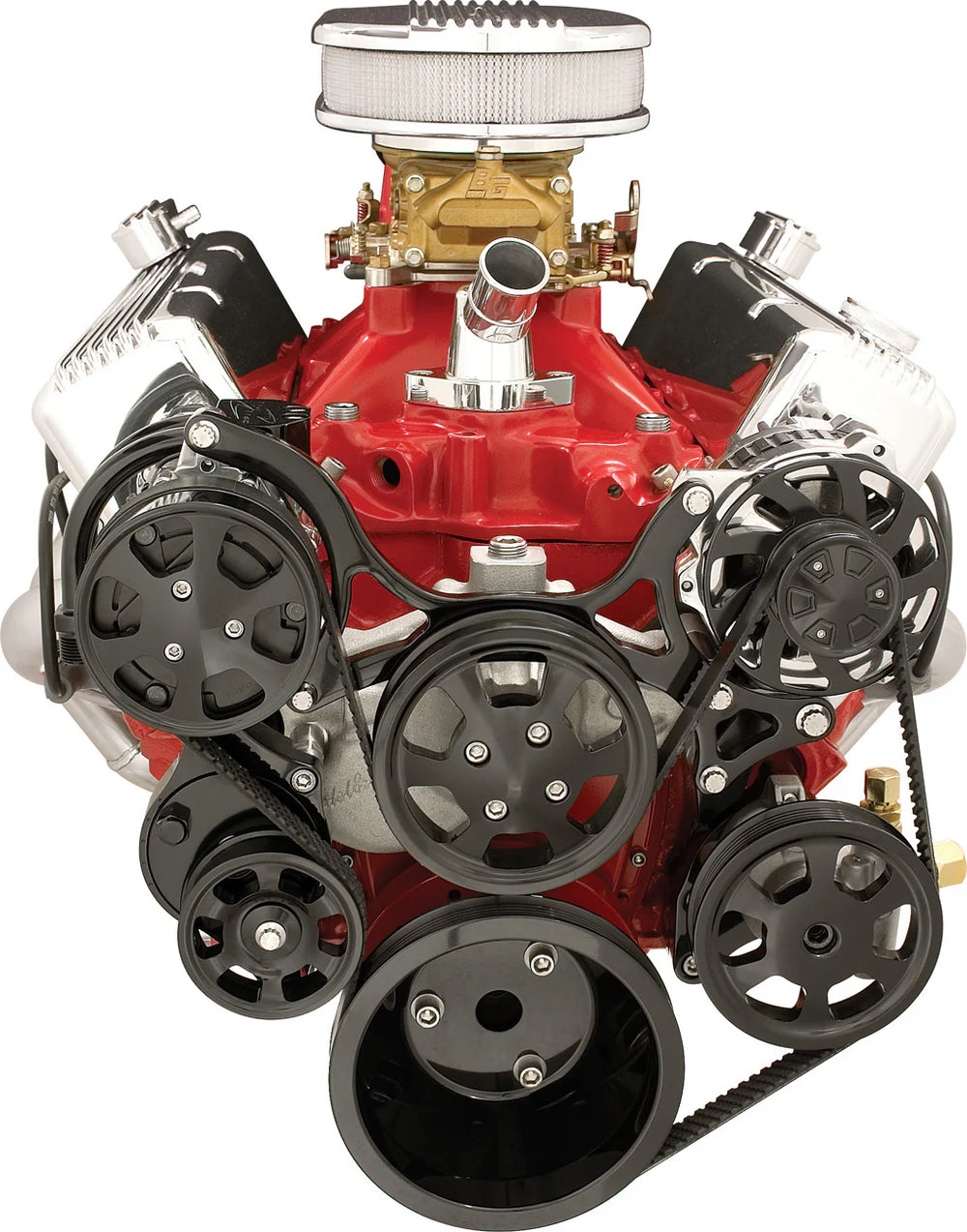 SERP SYS BLACK SB CHEVY W P/S & A/C