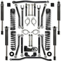 ~(209 lbs. 36X36X24)~ 2.5 Inch X Factor 1 Ton System 07-Present Wrangler JKU 4-Door Base System - No Shocks or Bump Stops