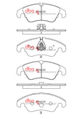 DBA 09-16 Audi A4 Sedan Front RP Performance Brake Pads