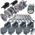 Eagle Chevy 327 3.000in Crank 6.125in H-Beam 12.7cc Dome 4.000in Pistons Rotating Assembly