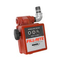520 GPM 3DIGIT MECHANICAL FUEL TRANSFER METER T/B FLOW W/ FITTINGS 1IN NPT G