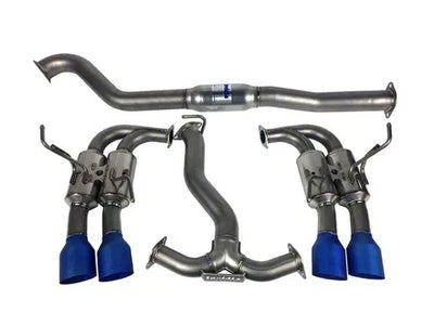 Invidia 11-14 WRX/STi Gemini 80mm Full Titanium 101mm Quad Tip Cat-Back Exhaust