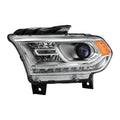 1620 DURANGO HALOGEN WITH DRL LED MODELS ONLY DRIVER SIDE HEADLIGHT LEFT CHRO