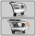 1620 DURANGO HALOGEN WITH DRL LED MODELS ONLY DRIVER SIDE HEADLIGHT LEFT CHRO