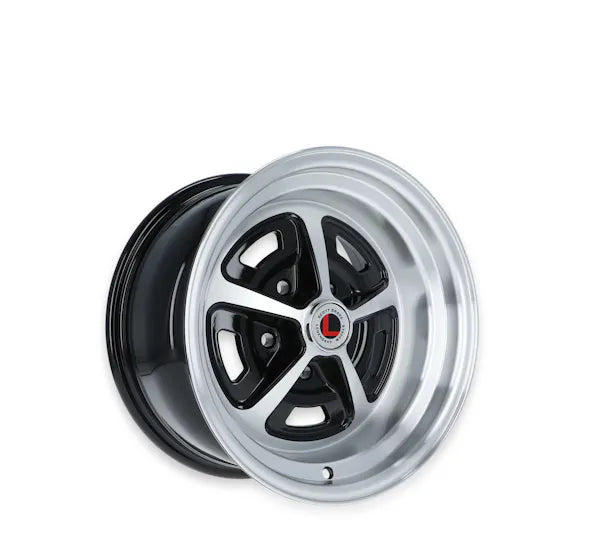 LEGENDARY WHEELS MAGNUM 500 15x8 5x114.3/5x4.5 +7.4MM OS GLOSS BLACK/MACHINED