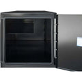 24X24X96IN STEEL TRUCK TOOL BOX W/SHELFSTRAIGHT SIDE TUNNELBLACK