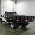24X24X96IN STEEL TRUCK TOOL BOX W/SHELFSTRAIGHT SIDE TUNNELBLACK