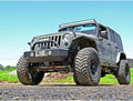 1x 70950BL 1x 70504 LED Light Windshield Mount 50 Black Dual Row Jeep Wrangler JK (07-18)