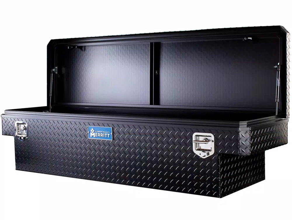 CROSSBODY TOOLBOX 14X20X60 DIAMOND PLATE SATIN BLACK (EACH)