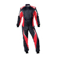 OMP Tecnica Evo Overall My21 Navy/Cyan - Size 50 (Fia 8856-2018)