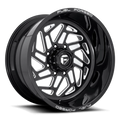 FF073 22X10 BLANK BLACK -25MM (114-180)