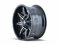 MAYHEM RAMPAGE 8090 GLOSS BLACK MILLED 20X10 8-170 -25MM 125.2MM