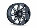 MAYHEM RAMPAGE 8090 GLOSS BLACK MILLED 20X10 8-170 -25MM 125.2MM