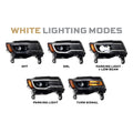 XB LED Headlights: Jeep Grand Cherokee (14-22) (Set / Gen II)