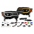 XB LED Headlights: Jeep Grand Cherokee (14-22) (Set / Gen II)