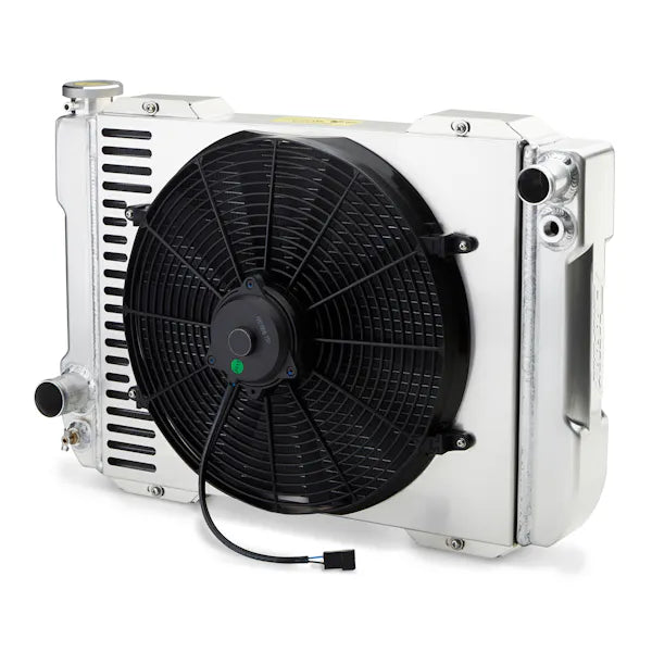 123 RADIATOR SYSTEM UNIVERSAL FORD 21IN CORE SHROUD & FAN COMPLETELY ASSEMBLED