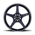 MOTEGI MR159 18X10.5 5X120 OB-BLU MCH 25MM - MR159LD18055225