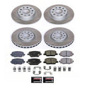 Power Stop 16-20 Fiat 500X Front and Rear Semi-Coated Rotor Kit